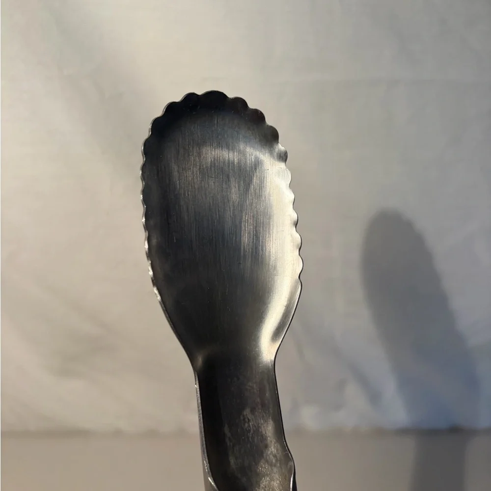 Farbetware Stainless Steel Kitchen Tongs with Black Grip great condition